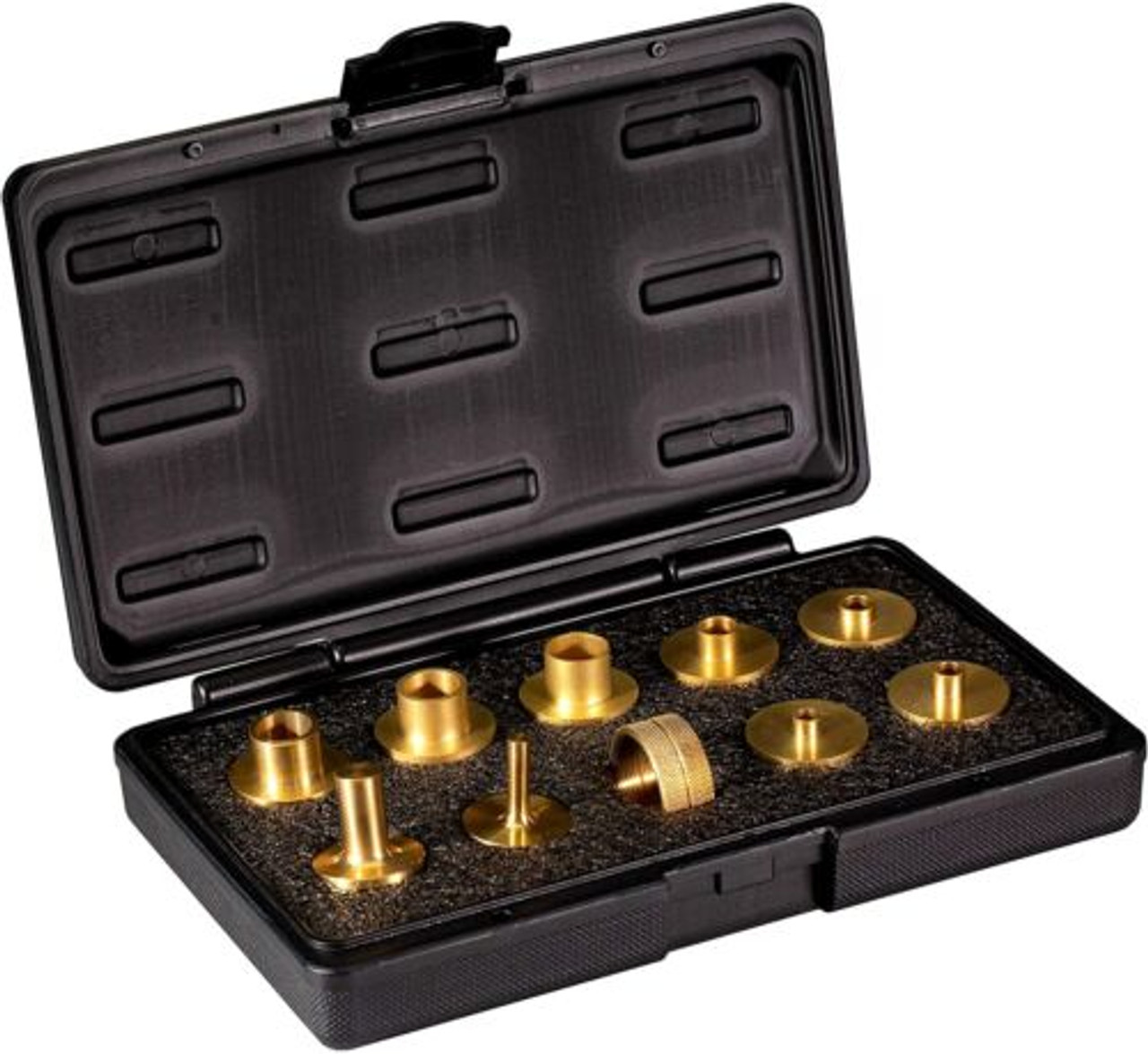 Template Guide, 11Pcs Brass Router Template Guides Bushing Set with Lock  Nuts and Adapter Universal Fit Standard Router Bases or Router Insert  Plates - Yahoo Shopping